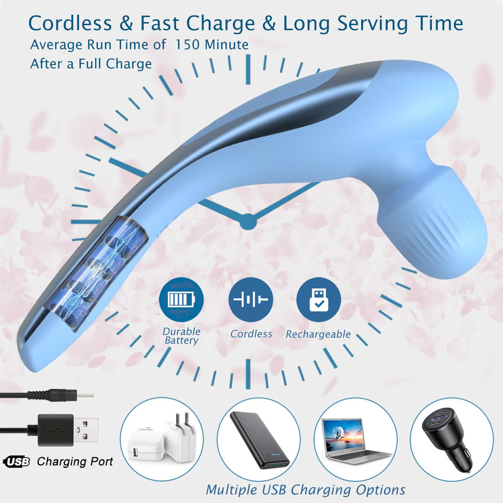 Roysmart massager with silent motor for discreet use