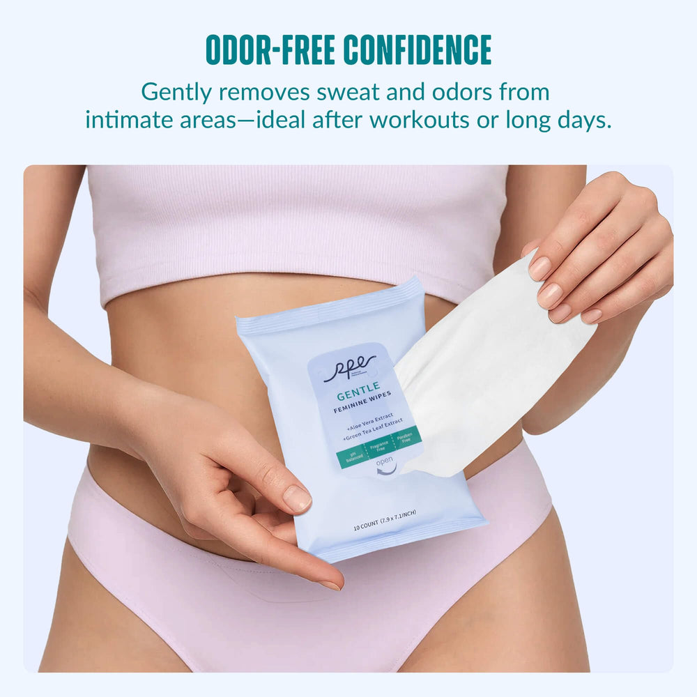 RPE Life Flushable Wipes with disposal-friendly design for convenient bathroom use.
