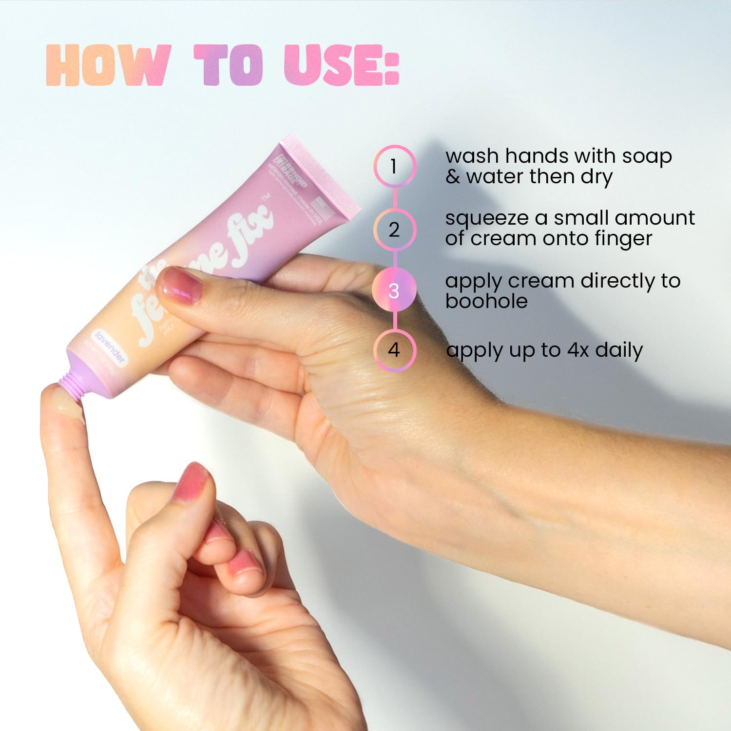 Purse-friendly tube—fits in a bag for discreet relief anywhere.