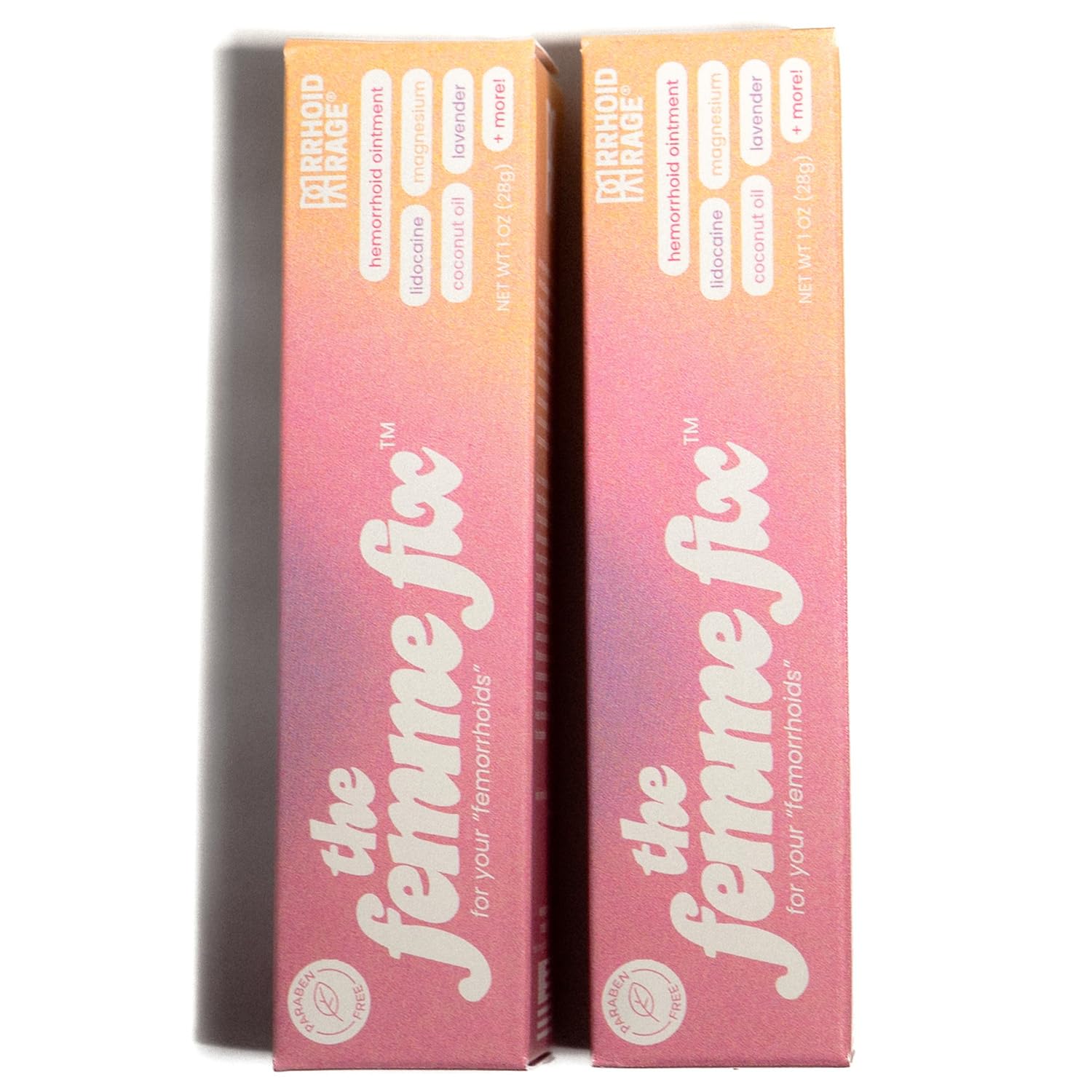 Rrhoid Rage The Femme Fix lidocaine-relief tube for fast postpartum comfort