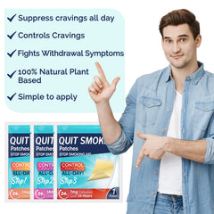 RSGRT Quit Smoking Patches Step 2 14mg designed for continued support as cravings ease.