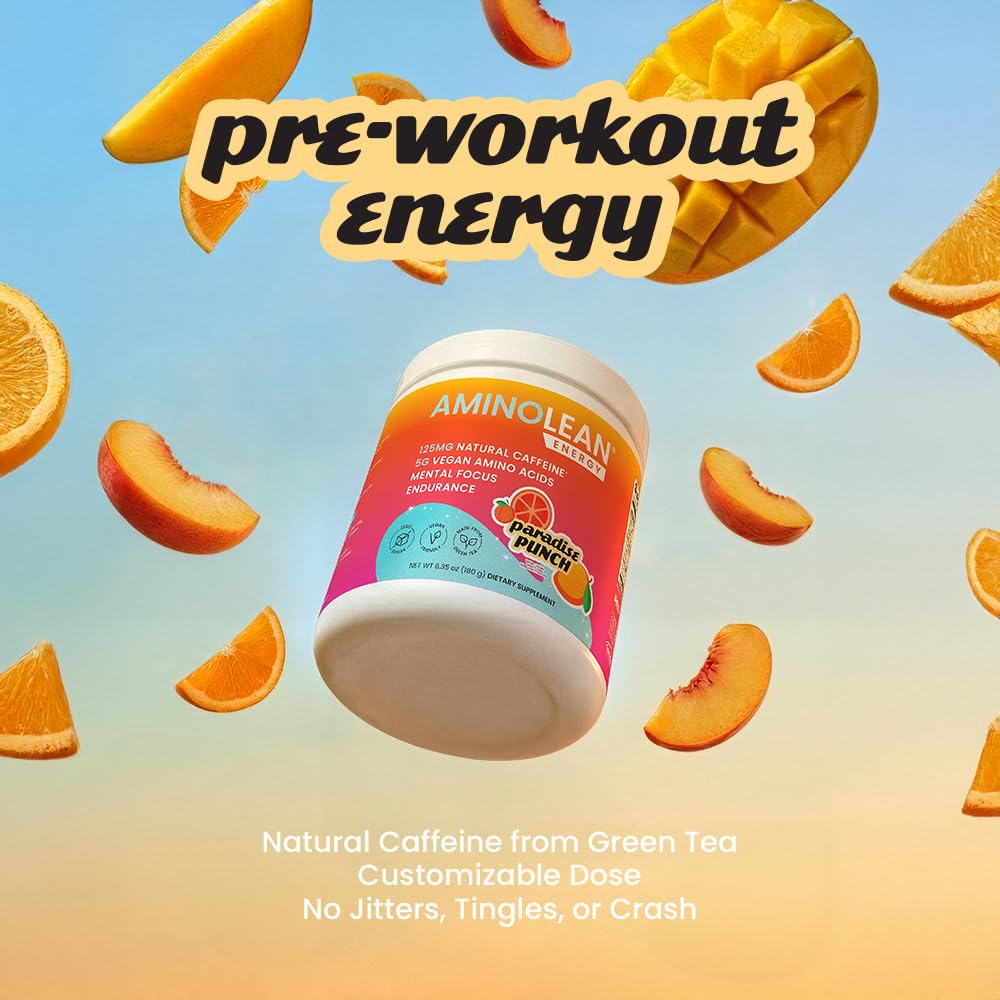 Active lifestyle scene with AminoLean during cardio session