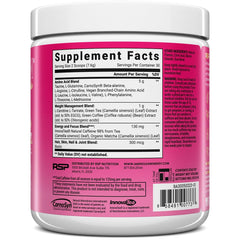 Biotin-closeup on AminoLean Berry Elixir bottle hints at beauty benefits for hair and nails.