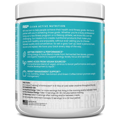Packaging box highlighting pineapple coconut flavor and vegan formula