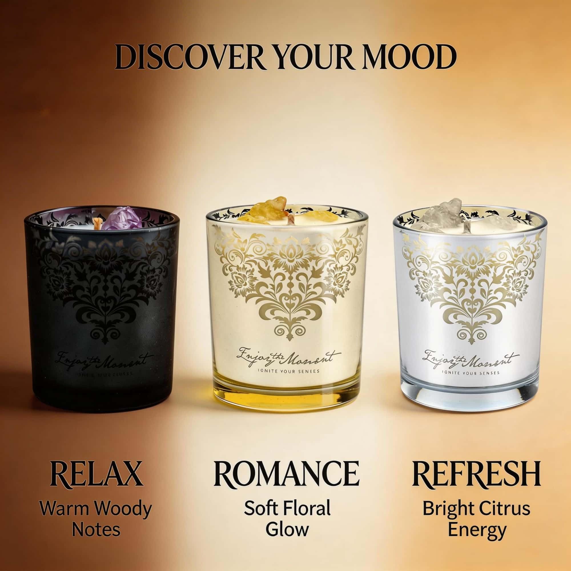 RU HANDMADE Forest Reverie woody candle offers a warm, enveloping aroma for cozy evenings.