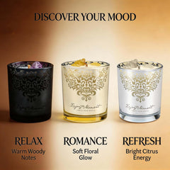 RU HANDMADE Forest Reverie woody candle offers a warm, enveloping aroma for cozy evenings.