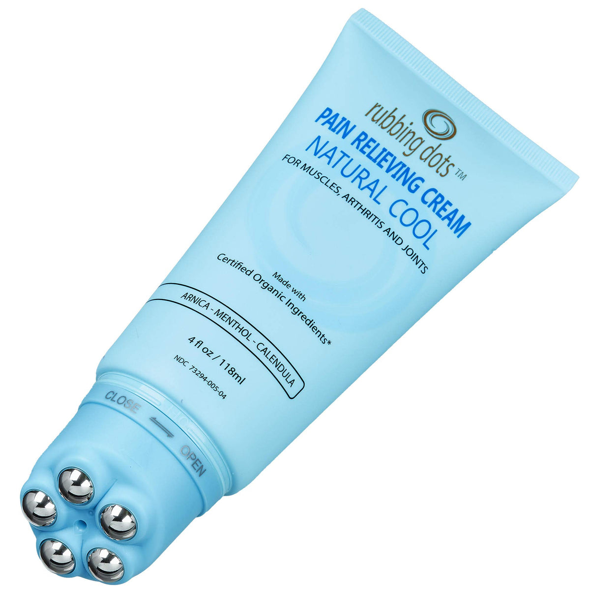 Rubbing Dots Muscle Pain Relief Cream bottle for joints and muscles