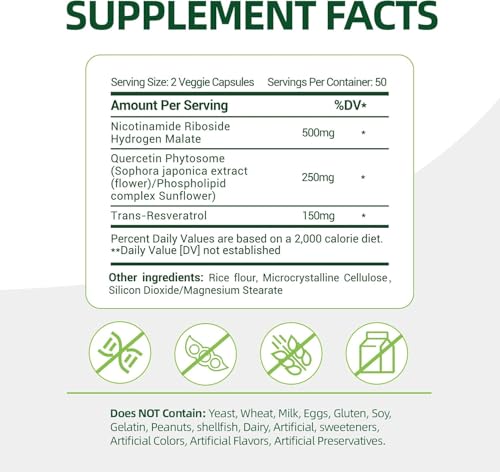 Rubimirez NAD+ capsules arranged to show convenient daily supplementation
