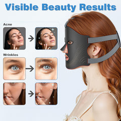 RubraVive LED Light Mask compact design for convenient storage and travel.