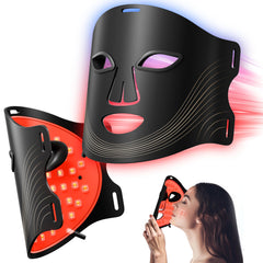 RubraVive LED Light Mask inner surface with 64 LEDs for facial treatment.