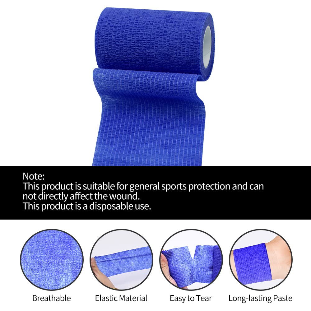 Ruby.Q soft non-woven fabric bandage wrap close-up showing breathable elasticity
