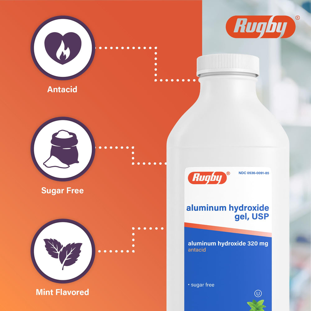 Rugby Laboratories gel pour action captured to show easy serving.