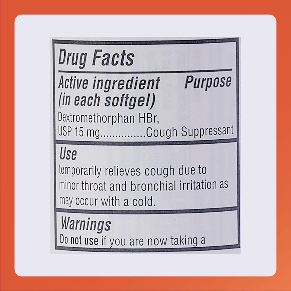 Rugby Laboratories Dextromethorphan HBr pack shot showing 12 pack