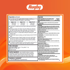 Rugby Laboratories Cinnamon gum collection box in retail display.