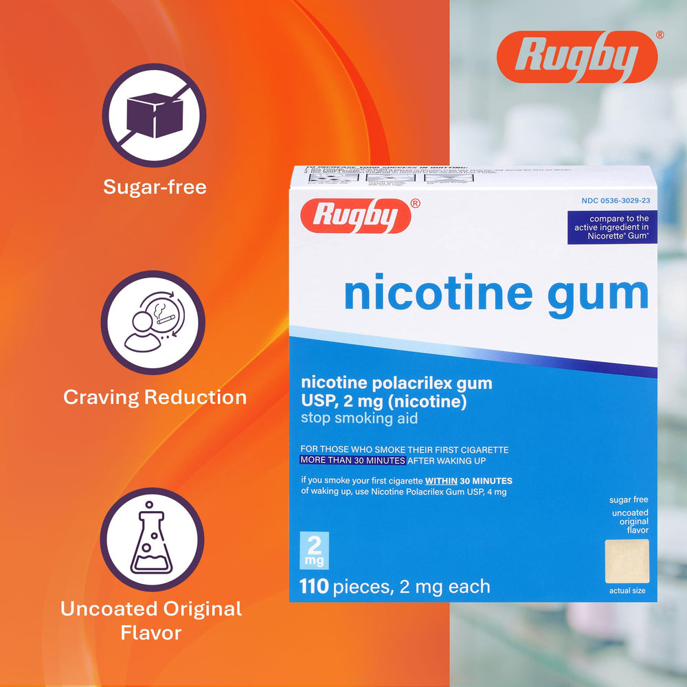 Rugby Laboratories packaging blister for easy dispensing.
