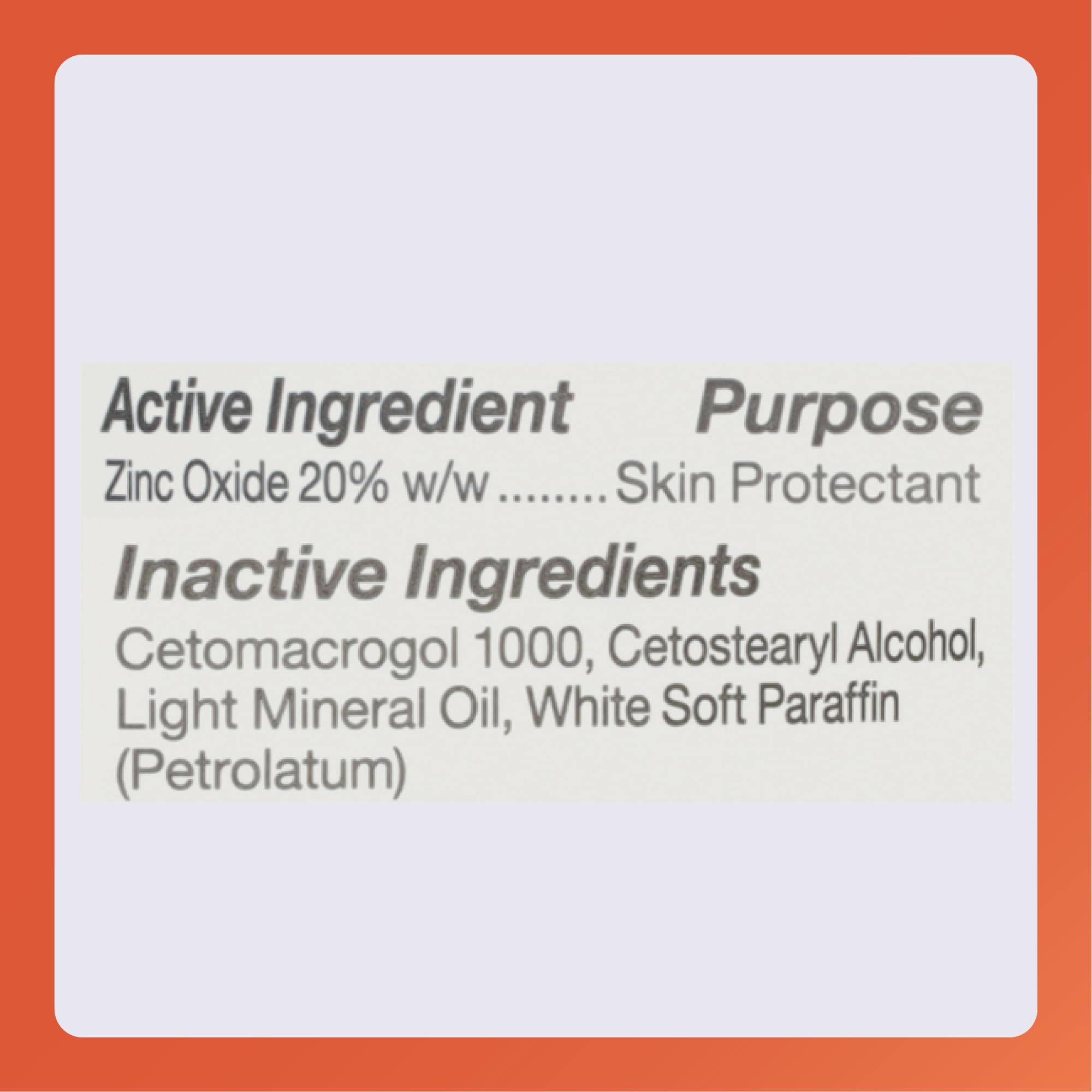 Rugby Zinc Oxide Ointment for poison ivy spots, moisture dries gently.