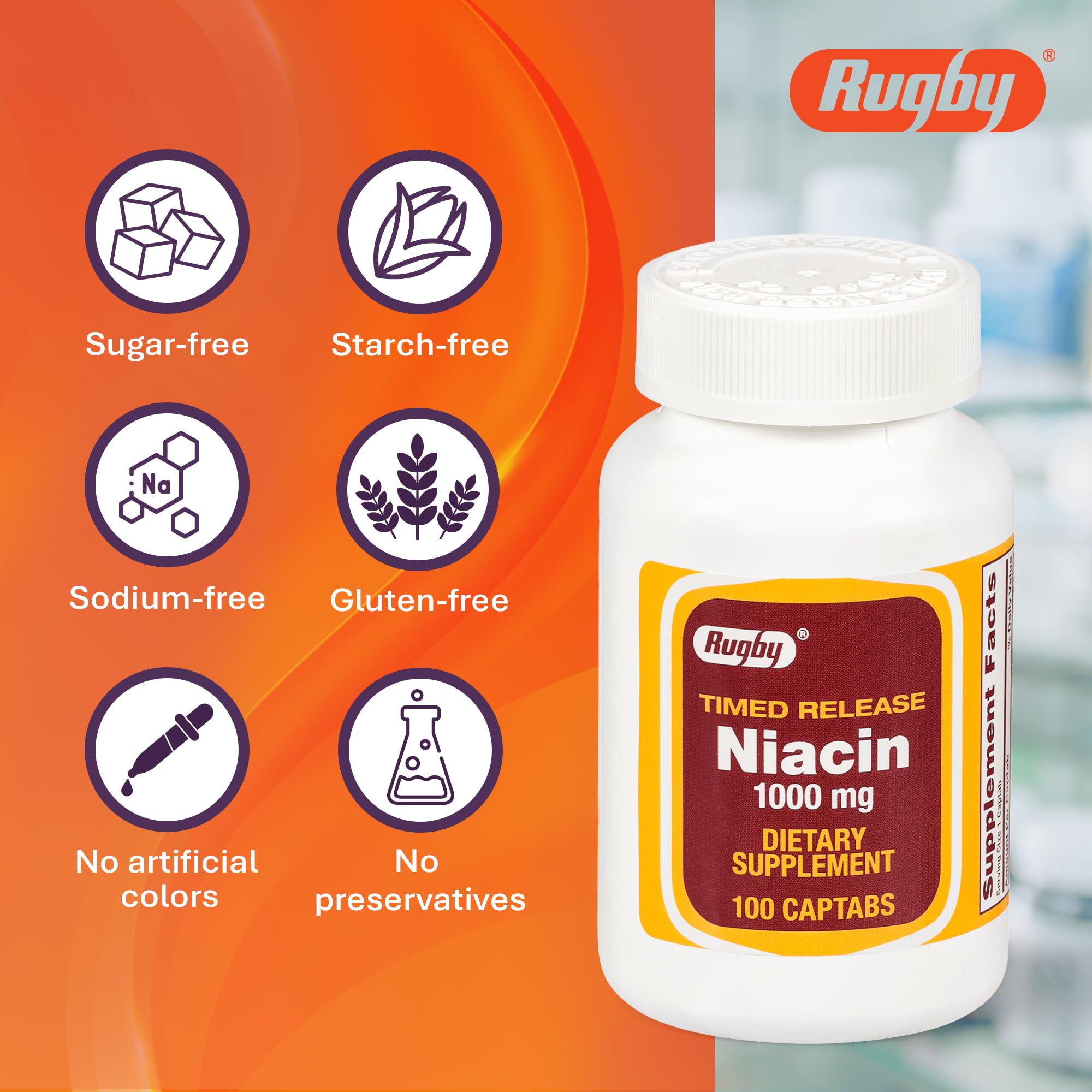 One captab being dispensed for simple daily dosing