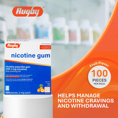 Rugby Polacrilex 2mg gum tingling moment signals craving relief.