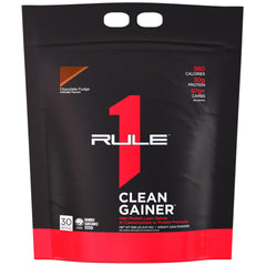 Rule 1 Clean Gainer bottle ready for lean gain fueling on the go
