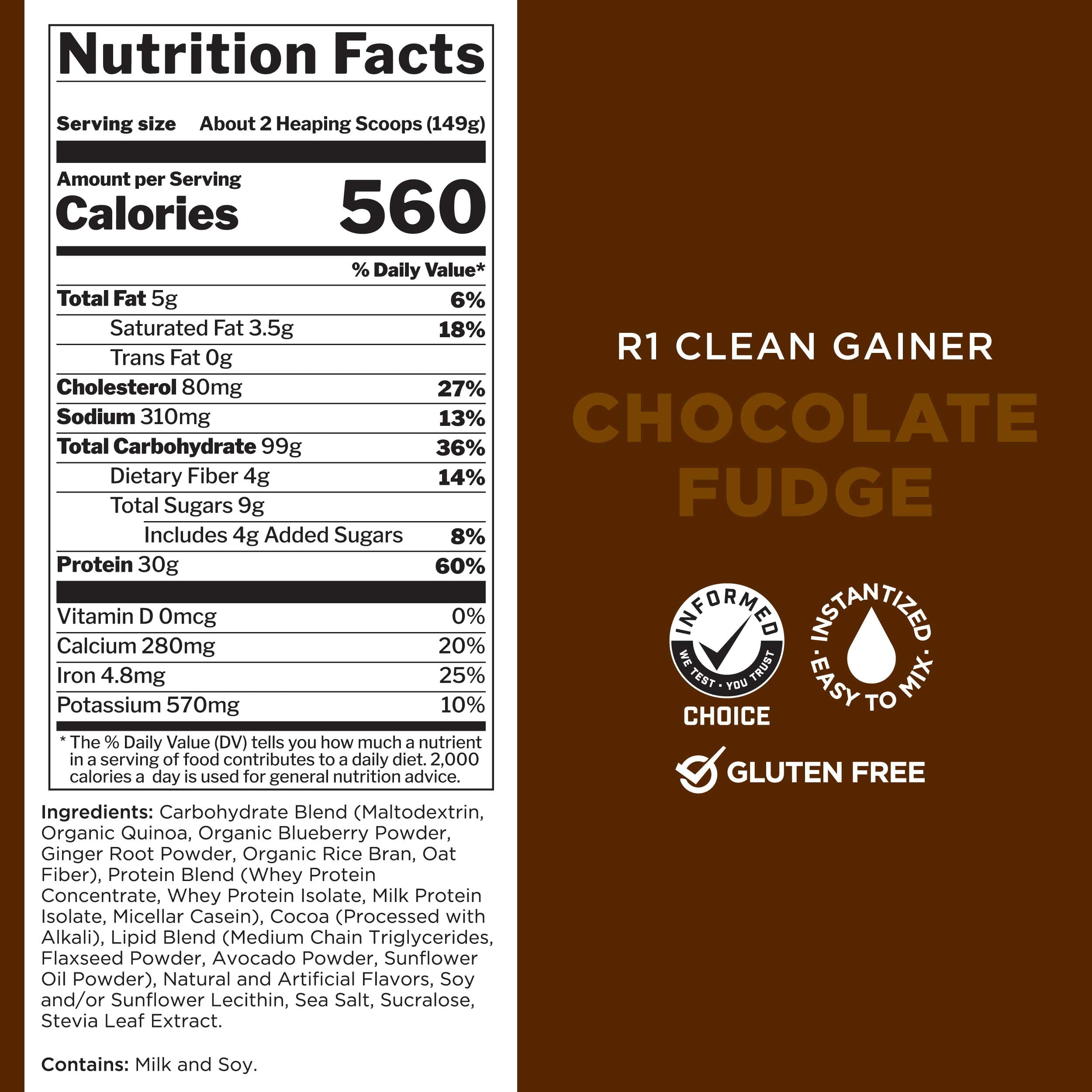 Rule 1 Clean Gainer manufacturing in GMP-certified USA facility