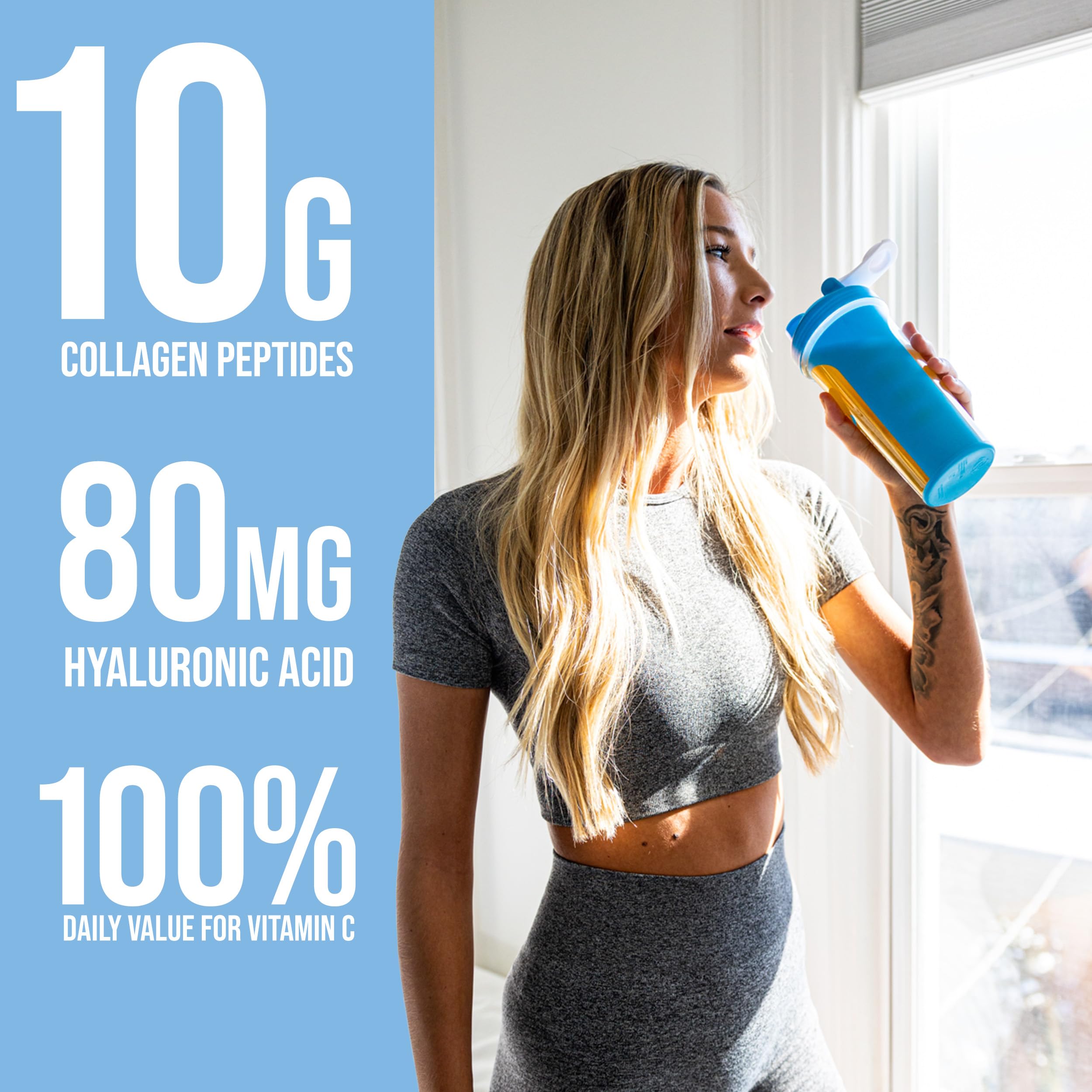 Rule 1 Collagen Peptides Powder unflavored label highlighting keto and paleo compatibility