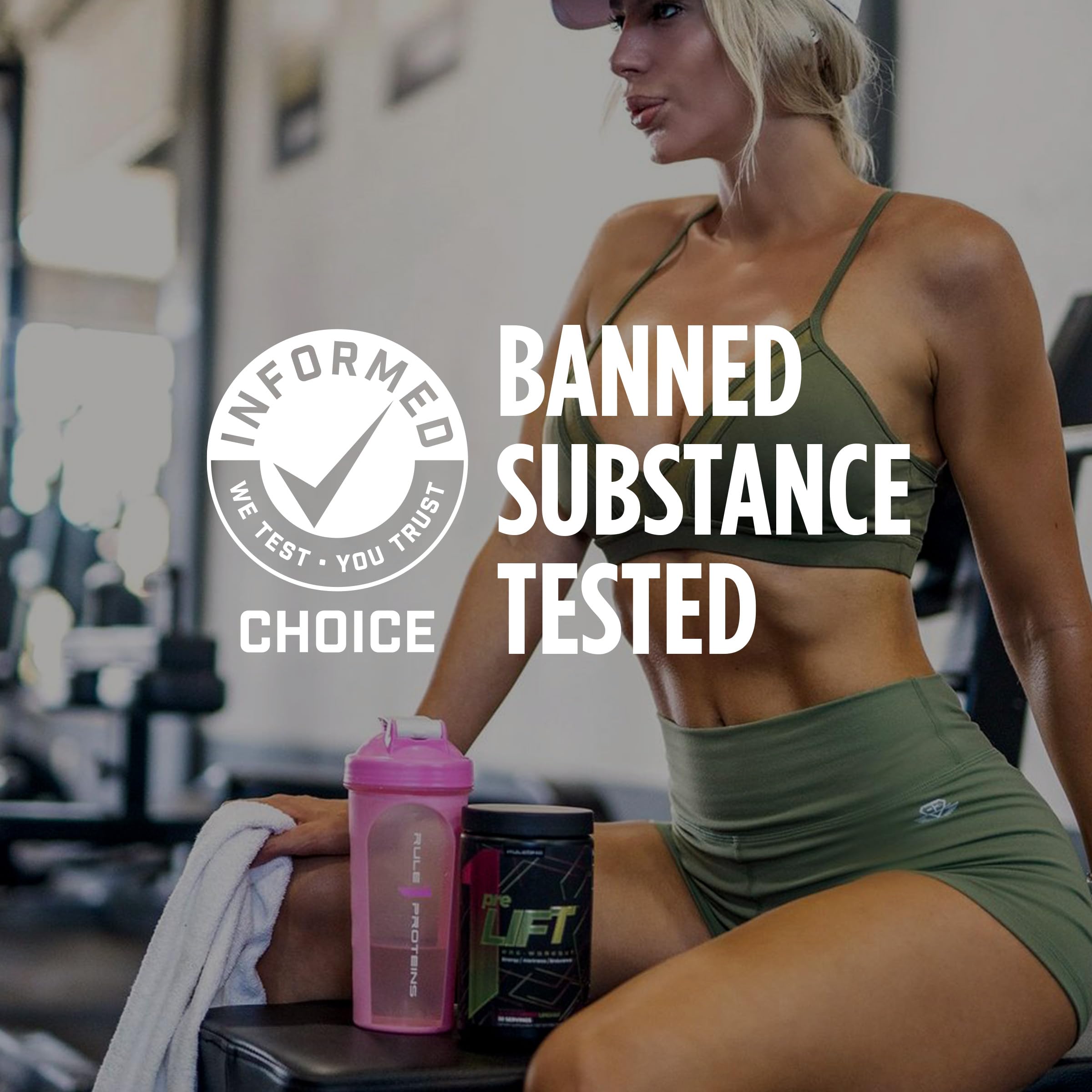Rule 1 preLIFT electrolytes balance, optimized hydration during long sessions.