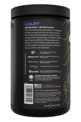 Rule 1 preLIFT scoop on counter ready to measure energy.