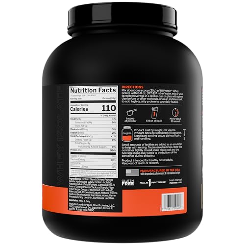 Rule 1 Proteins R1 Whey Isolate scoop for precise protein dosing