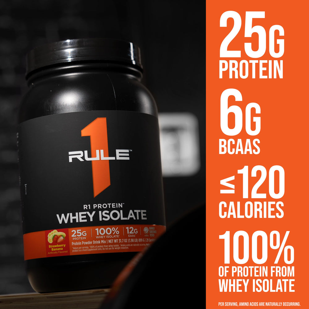 Rule 1 R1 Banana Creme shaker mix yields smooth shake