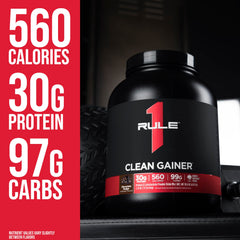 Rule 1 Clean Gainer mixed shake presents a creamy post-workout option