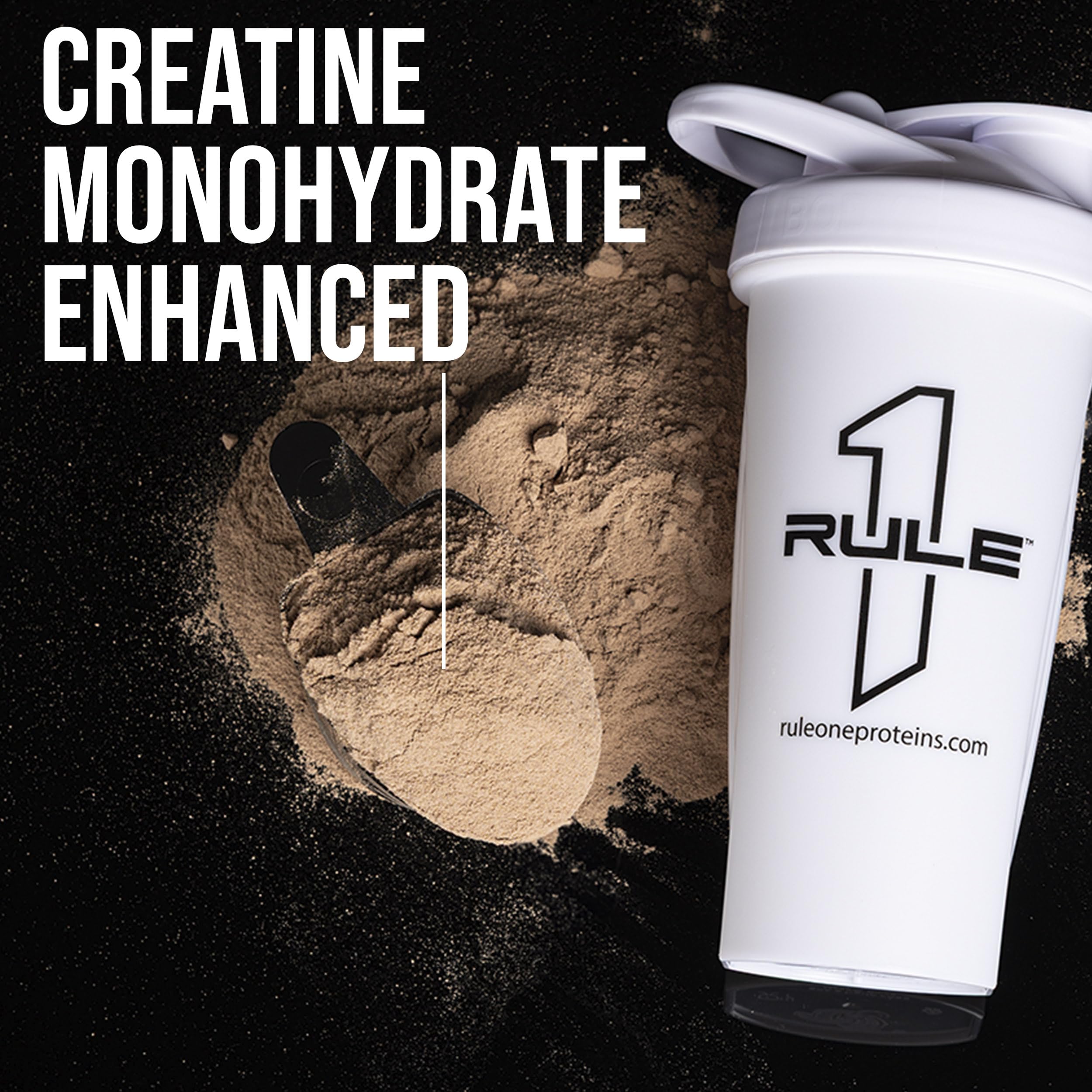 Rule1 Mass Gainer chocolate peanut butter flavor enhances post-workout enjoyment.