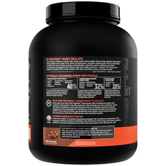 Rule 1 Whey Isolate shake being poured demonstrates quick mixability after training.