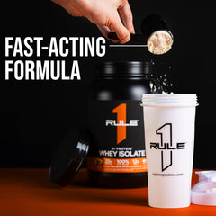 Shaker in gym bag for on-the-go protein