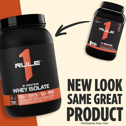 Cafe Mocha flavor of Rule 1 R1 Protein Whey Isolate served in a glass