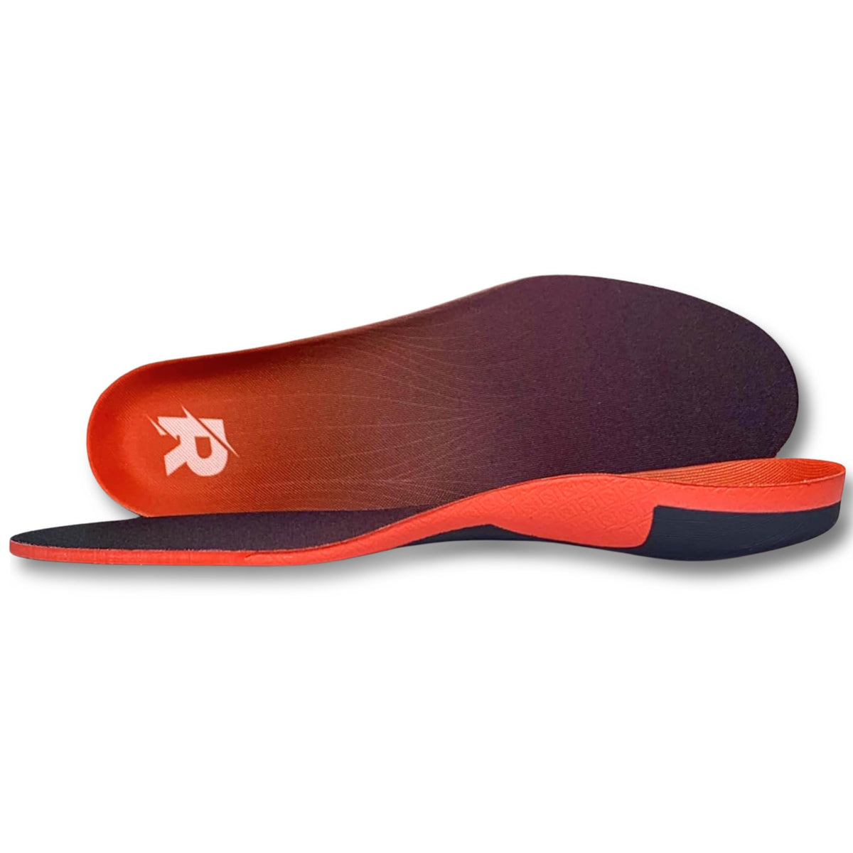 Run 619 MFM insoles with deep heel cup offer stable support for long runs