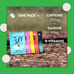 Run Gum Spearmint on-the-go pouch fits in bag or pocket