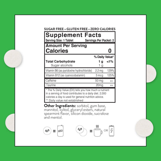 Run Gum Spearmint pack closeup highlighting lightweight design