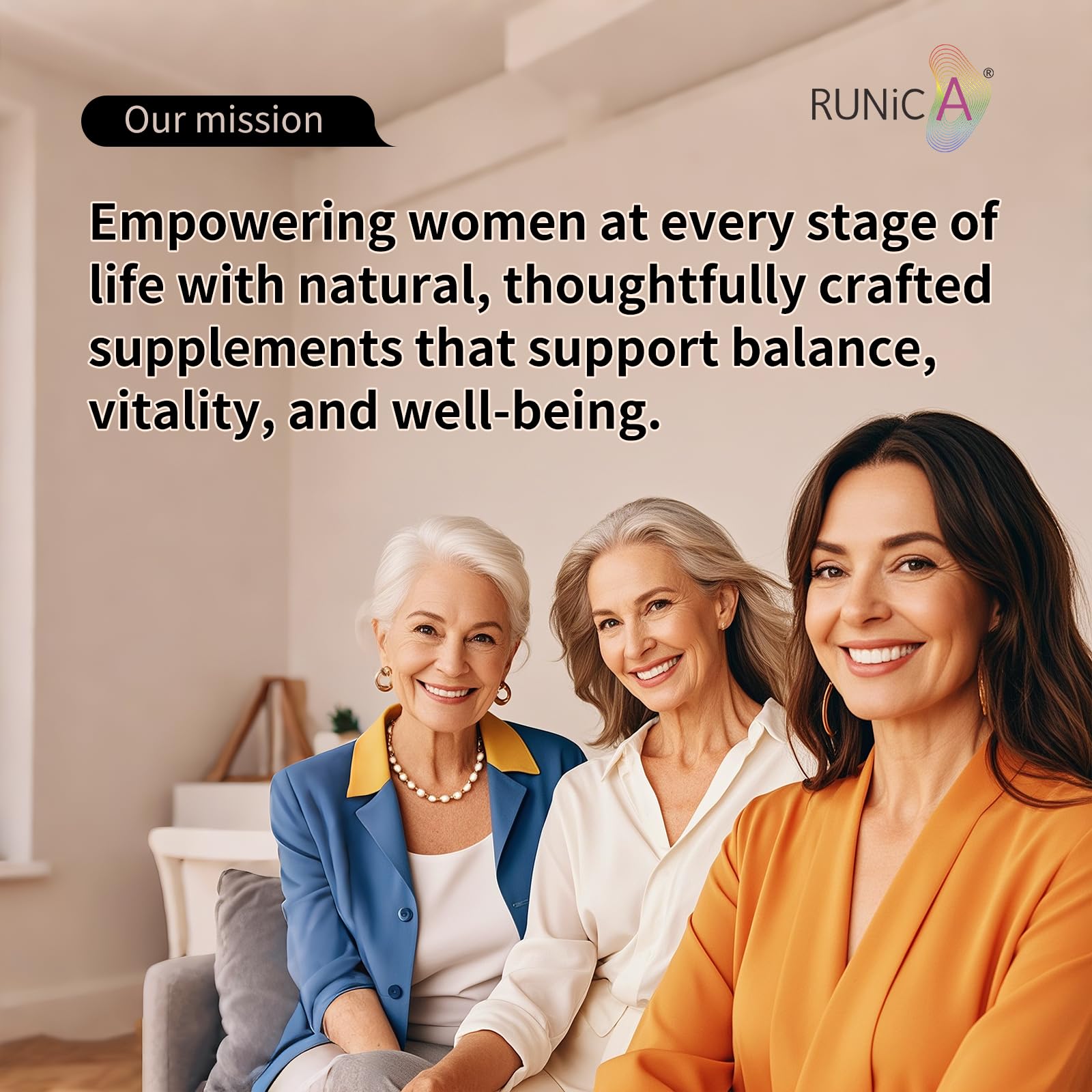 RUNICA nightly routine setup suggesting better sleep and restfulness