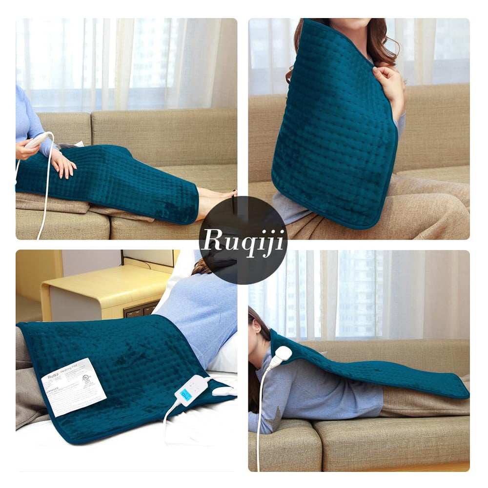 Ruqiji UL-certified heating pad with overheating protection.