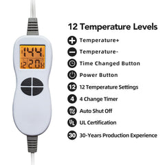 RUQIJI removable controller makes cleaning and handling easy.
