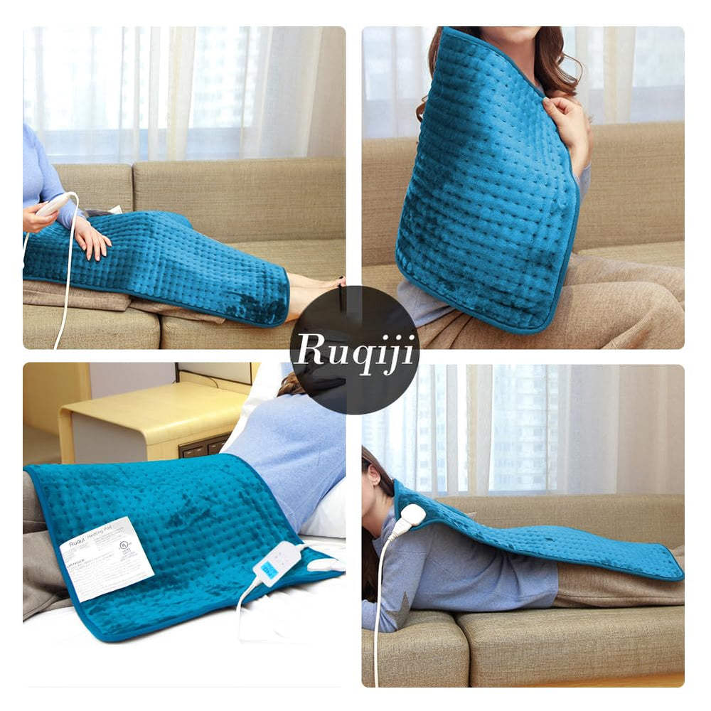 Ruqiji UL-certified pad includes built-in overheat protection.