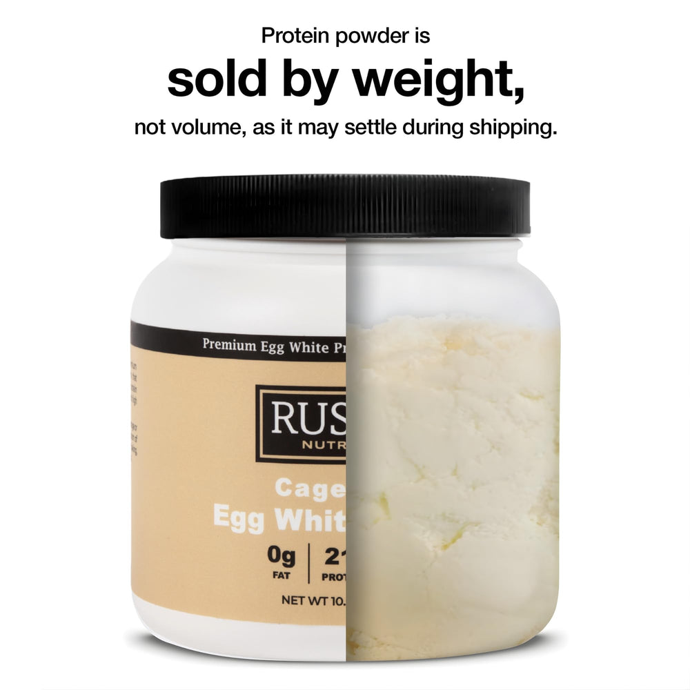 Rustic Nutrition egg white powder used in protein-packed pancakes