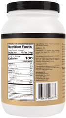 Rustic Nutrition Premium Whey Protein Nutrition Facts Label communicates transparency.