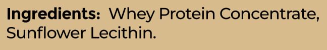 Rustic Nutrition premium whey protein showing USA-sourced cows and clean sourcing.
