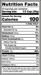 Rustic Nutrition Premium Whey Protein Wide-Mouth Container enables easy scooping.