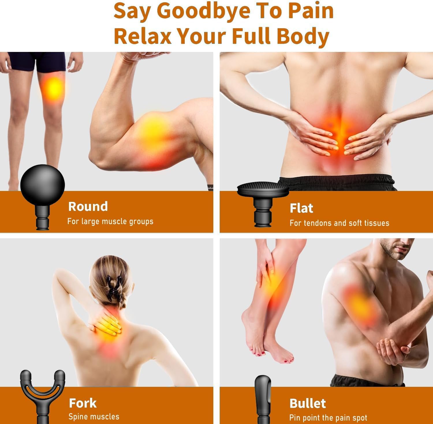 Rutell quiet operation enables a peaceful massage session.