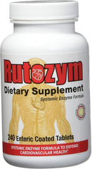 Rutozym bottle 240ct with nattokinase blend for cardiovascular wellness