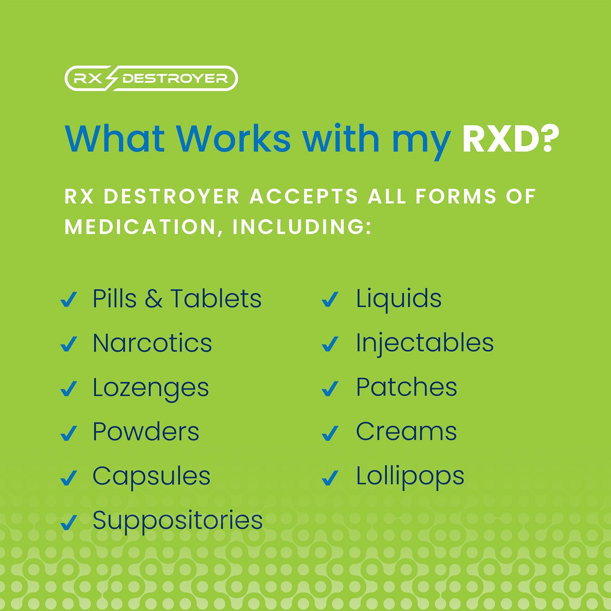 Rx Destroyer pre-filled solution bottle ready for use