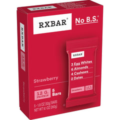 RXBAR Strawberry Bars post-workout snack for recovery.