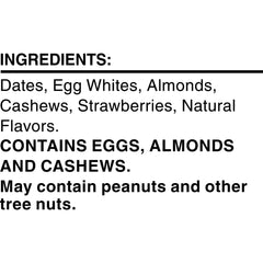 RXBAR Strawberry Bars slice view reveals soft center and nutty crunch.